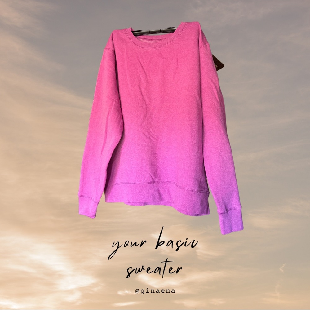 Basic Magenta Sweater